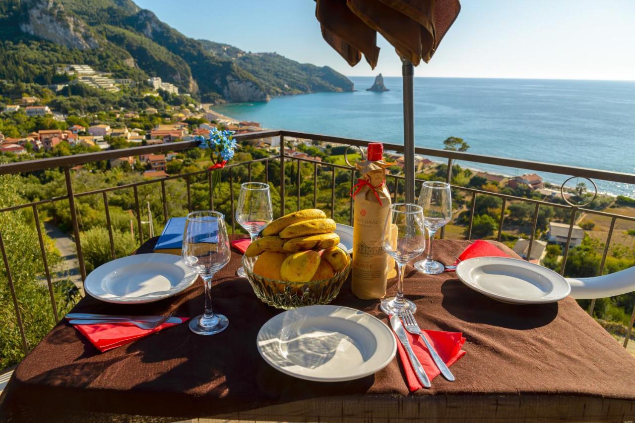 So Ionian Getaways Apartman Ájosz Górdiosz Kültér fotó